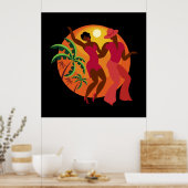 サルサダンサーシリーズ1ポスターLg. ポスター (キッチン)