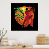 サルサダンサーシリーズ2ポスターLg. ポスター (キッチン)