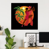 サルサダンサーシリーズ2ポスターLg. ポスター (ホームオフィス)