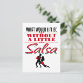 サルサダンサー踊り人生とは ポストカード (スタンド正面)