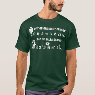 サルサダンス踊りラテンダンサーサロ Tシャツ