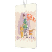 サルサドラマー車の空気清浄機 カーエアーフレッシュナー (左)