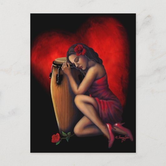 サルサハートビート ポストカード (正面)