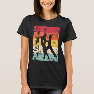 サルサフェスティバルヴィンテージサルセロのためのラテンダンス Tシャツ