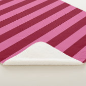 サルサフラミンゴピンクストライプ シェルパブランケット (3/4)