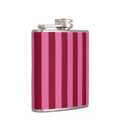 サルサフラミンゴピンクストライプ フラスク (右)