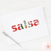 サルサペルー 楕円形シール (封筒)