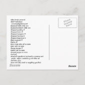 サルサヴェルデ ポストカード (裏面)