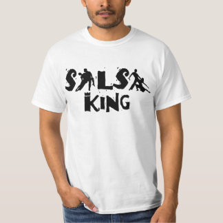サルサ王Tシャツ-サルサのダンスの恋人のための… Tシャツ