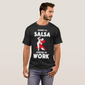 サルサ生まれーに強制労働を強いられる Tシャツ (正面フル)