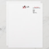 サルサ移動 – レターヘッド (正面/裏面)