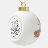 サルサ踊りが人生を輝かせる セラミックボールオーナメント (右)