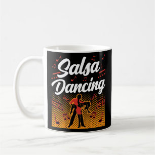 サルサ踊りダンスダンサーラテン コーヒーマグカップ
