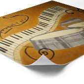 サルサ音楽ポスター ポスター (角)