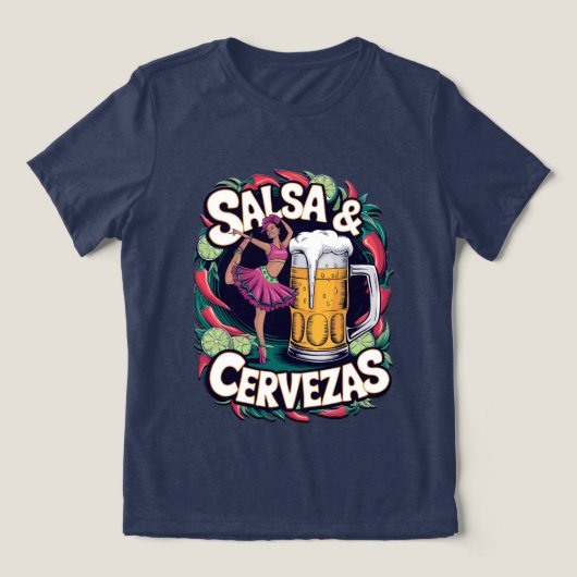 サルサ&セルヴェザ トライブレンドTシャツ (デザイン正面)