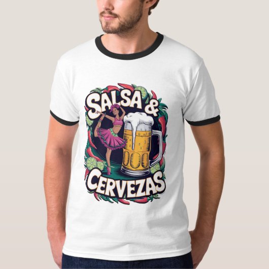 サルサ&セルヴェザ Tシャツ (正面)