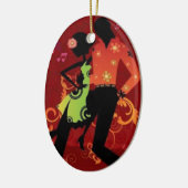 サルサ・ダンス セラミックオーナメント (左)