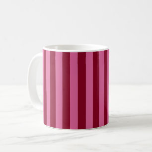 サルサ フラミンゴ ピンク ストライプ コーヒーマグカップ