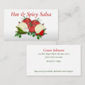 サルサ·ホット·ピーパーズ 名刺 (正面/裏面)