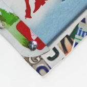 サルサ・ライブ・ラブ・ダンス・ライセンスプレートバレエ・ダンシン フリースブランケット (角)