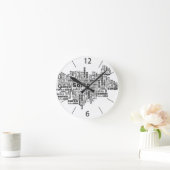 サルサ ラウンド壁時計 (ホーム)