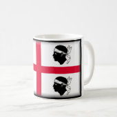 サルジニアの旗 コーヒーマグカップ (正面右)