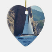 サルジニアの海岸に沿って航海 セラミックオーナメント (右)
