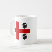 サルジニア、イタリア コーヒーマグカップ (正面左)