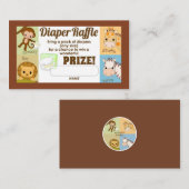 サルジャングルおむつくじチケット 100枚セット エンクロージャーカード (正面/裏面)