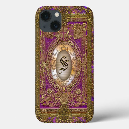 サルスベリーロイヤルビクトリアンタフ Case-Mate iPhoneケース (裏面)