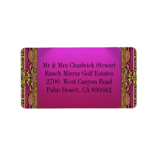 サルスベリーロイヤル ラベル (正面)