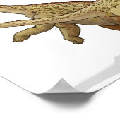 サルタザウルス – 白亜紀恐竜ポートフォリオ ポスター (角)