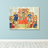 サルタンと彼の法廷 キャンバスプリント (インサイチュ (ウッドフロア))