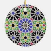 サルタンのドレッシングルームのモザイク模様の歩道 セラミックオーナメント (裏面)