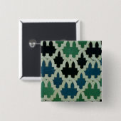 サルタンの王位からのAzulejosのタイル 缶バッジ (正面&裏面)