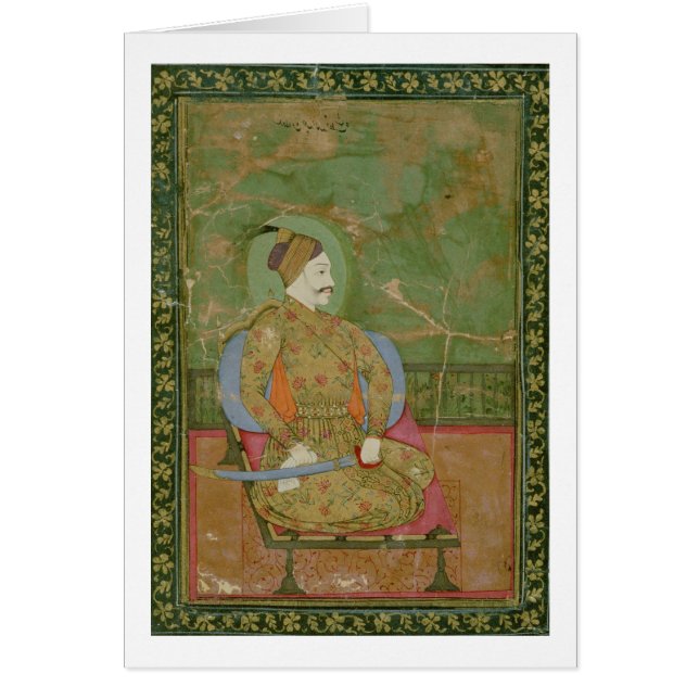 サルタンのAbdullah Qutb Shah seの58.20/25Aポートレート (正面)