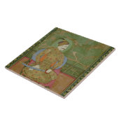 サルタンのAbdullah Qutb Shah seの58.20/25Aポートレート タイル (側面)