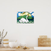 サルタン物語の白鳥|過去記事 ポスター (キッチン)