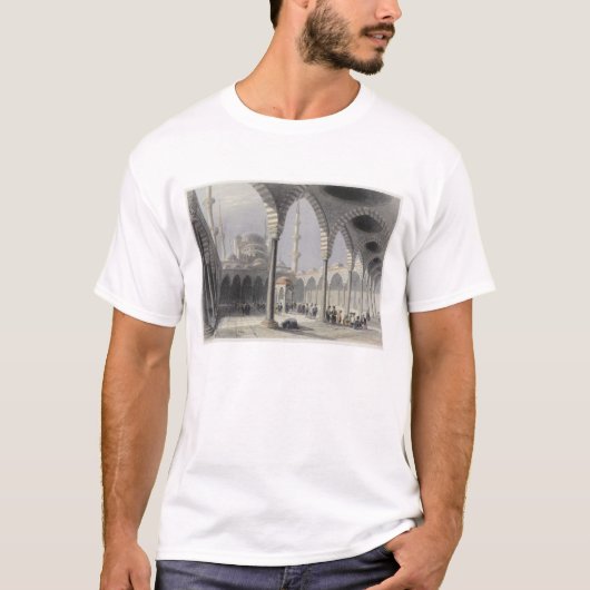サルタンAchmet、イスタンブールのモスクの裁判所 Tシャツ (正面)