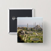 サルタンAhmet Camiiの眺めは1609-16年を造りました 缶バッジ (正面&裏面)