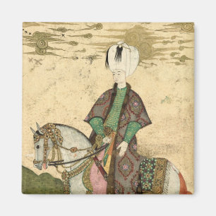 サルタンOsmanの乗馬のポートレートII 1618年 マグネット