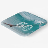 サルターフィッシャーマンカスタム誕生日 ペーパープレート (傾斜あり)