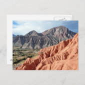 サルタ州の浸食された山脈 ポストカード (正面/裏面)