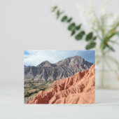 サルタ州の浸食された山脈 ポストカード (スタンド正面)