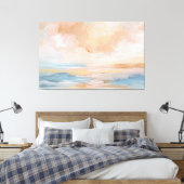 サルティエンブレイス – 抽象芸術シースケープ キャンバスプリント (インサイチュ (寝室))