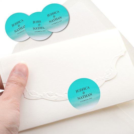 サルティキスIナイアガラIサンディビーチ結婚式 ラウンドシール