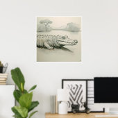 サルティスケッチ – アートプリント ポスター (ホームオフィス)