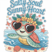 サルティソウルサニーハートタートルサマー シール (正面)