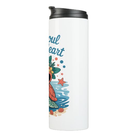 サルティソウルサニーハートタートルサマー タンブラー (回転右)