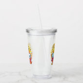 サルティビーチ | トロピカルサン&パームツリー アクリルタンブラー (左)